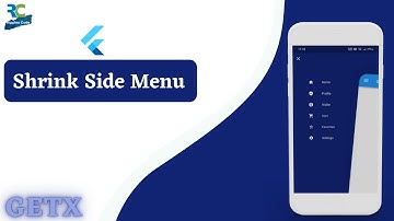 Shrink Side Menu in Flutter using GetX || Flutter || GetX