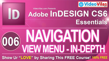 Adobe InDesign Tutorials (Telugu) - 06 - View Navigation Options | Telugu DTP Training!