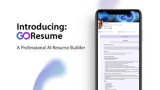 GOResume - A Professional AI Resume Builder.