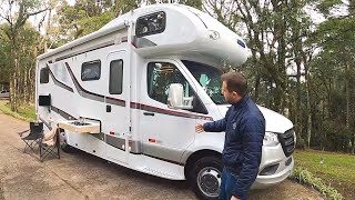 INOVAÇÃO SANTO INÁCIO MOTORHOMES, SI 7.5 M20, DINETE MODULAR, SPRINTER 516 EL, PORTA DO BOX BLACK.