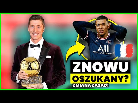 Lewandowski ZNOWU OSZUKANY przez France Football? Kylian Mbappe FAWORYTEM! Zmiany w ZŁOTEJ PIŁCE!