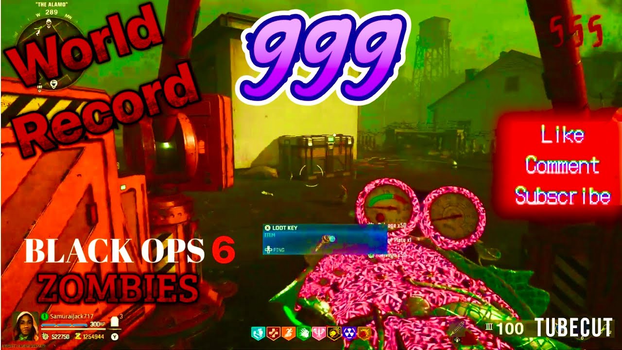 BLACK OPS 6 ROUND 999 LIBERTY FALLS ZOMBIES WORLD RECORD (140-181)