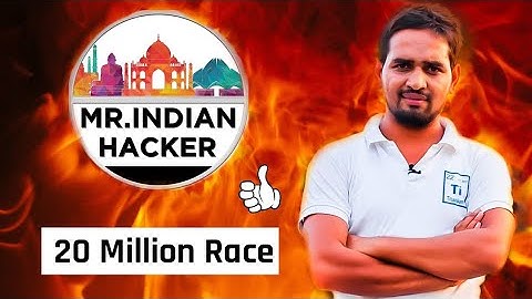 Mr Indian Hacker 20M Subscribe Complete | 🔴Live Subscribe Count 🔴Of Mr Indian Hacker