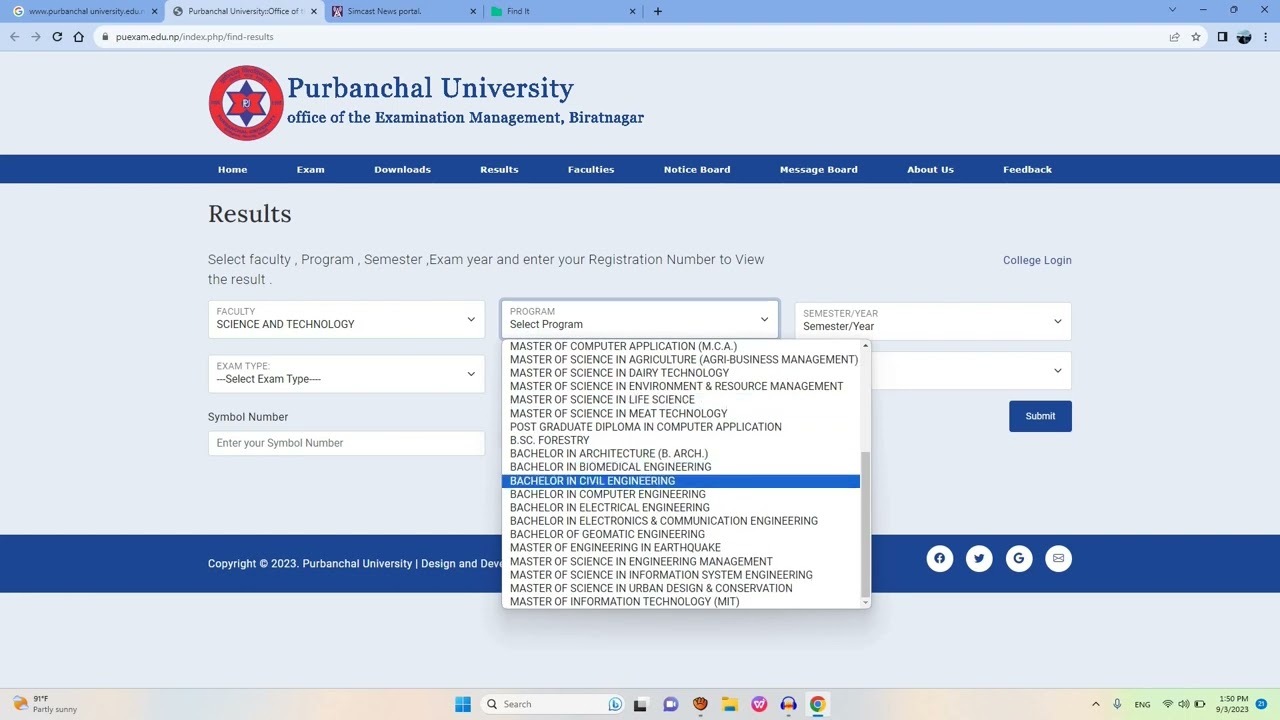 Purbanchal University Result Kasari Herne howto result show purbanchal univers