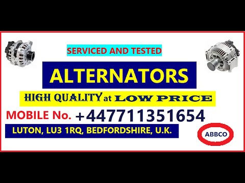 ALTERNATORS, LUTON, LU3 1RQ, U.K. MOBILE No. +447711351654 EMAIL: [email protected]   A1