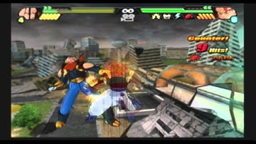 DBZ Budokai Tenkaichi 3 Super 17 vs Red Potara SSJ4 Gogeta