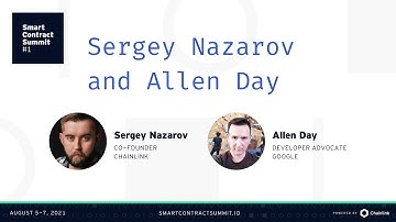 Sergey Nazarov and Allen Day: Bringing Google Cloud Datasets On-Chain
