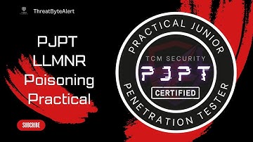 PJPT Practical LLMNR Poisoning Attack | Active Directory Exploitation