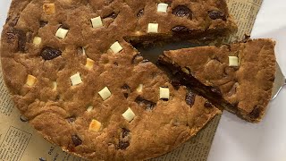 كيكة الكوكيز باالذ و أسهل طريقه | The Best & Easiest Cookie Cake recipe cookies cake