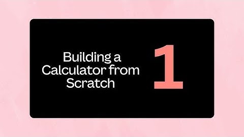 Mastering VS Code: Building a Calculator from Scratch [Video 1/4]
