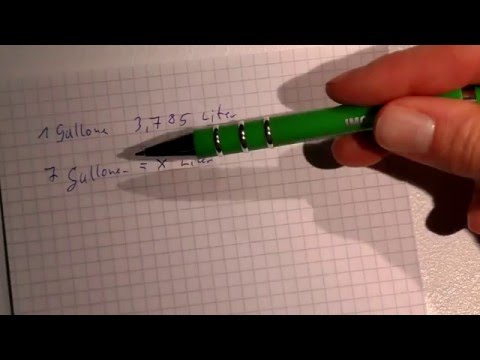 Video: Wie viel Liter sind in einer Gallone Motoröl?