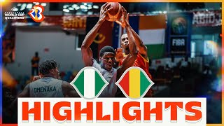 🇳🇬 NGR - 🇬🇳 GUI | Basketball Highlights - #FIBAWC 2023 Qualifiers