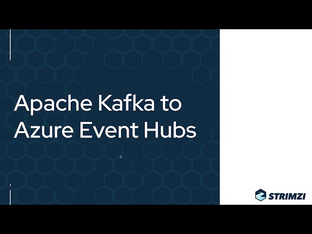 Apache Kafka to Azure Event Hubs