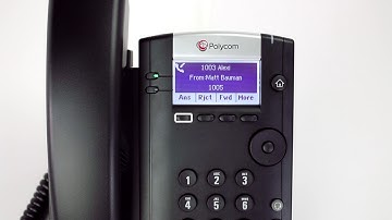 Polycom VVX 201   Call Waiting