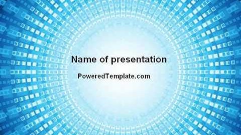 Ray-like Pattern PowerPoint Template by PoweredTemplate.com