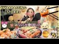 SUSHI ROLLS | MUKBANG