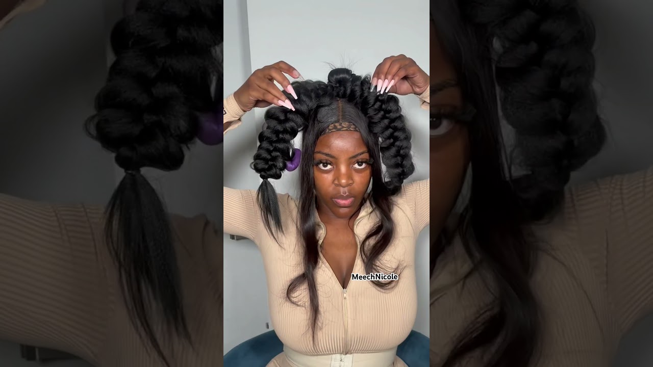 Причёска за 26 долларов, потому что пора платить за аренду! Идеальная праздничная причёска #пучко...