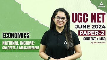 UGC NET Economics Classes 2024 | UGC NET Economics Preparation | National Income Concepts