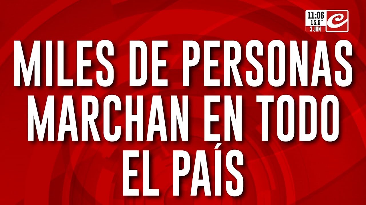 Ni una menos: el país entero marcha en contra de la violencia de género