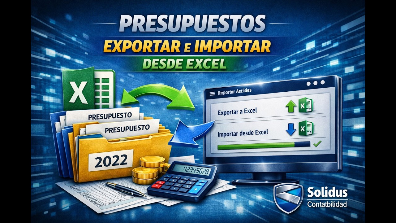 Presupuestos exportar e importar desde Excel