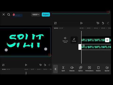 Text Animation on Capcut | Cinematic Split Text Animation (easy way)