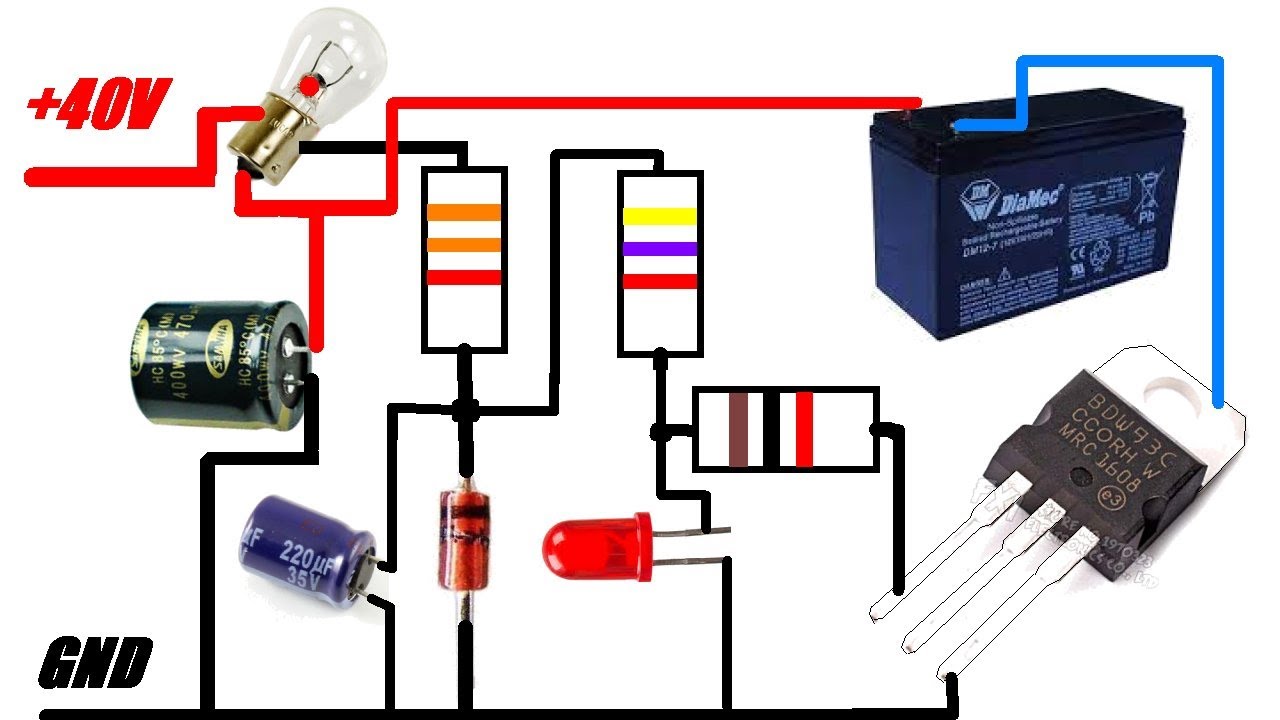 Villogó LED-ből Akku regenerátor (szulfátoldó,impulzus töltő),