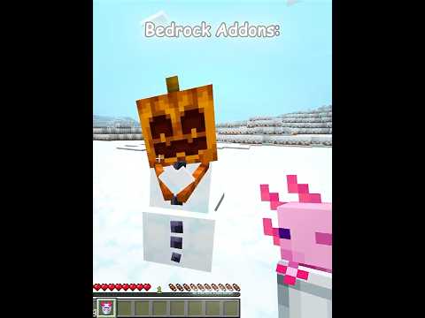 Bedrock VS Java Addons 💀