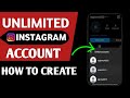 Unlimited Instagram Account বানাও 2025 একদম সহজে 🔥 | Not Suspend Issue, No Limit!