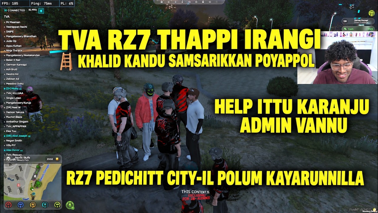 🔥 TVA RZ7-NE THAPPI IRANGI! 😂 | KHALID-NE KANDAPPOL HELP ITTU KARANJU 😭 ADMIN VANNV 💀