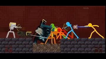 Stickman combat: Creft war gameplay  walkthrough #1 ( IOS 