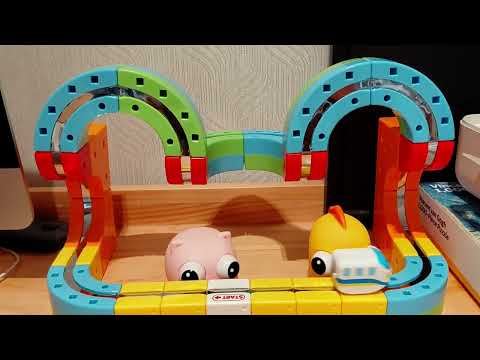 Magnetic Monotrail Toy #video #fun #kidsgames #asmr #game #amazing #trending #trend