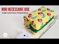 Como fazer necessaire box com costura francesa