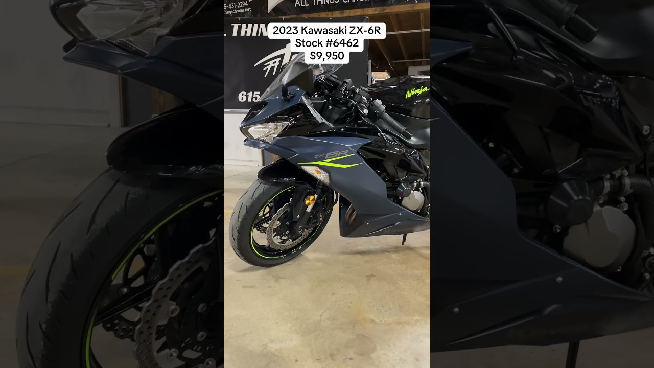 yt様 リクエスト 6点 まとめ商品 2023 Kawasaki ZX-6R 636!!!! All Things Chrome 615-431-2294! - YouTube