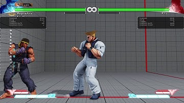 SFV Guile Just Flash Kick Training #5