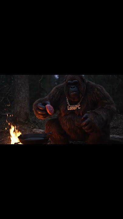 Bigfoot Makes a Cheeseburger!? #bigfoot #bigfootvlog