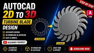 How To Convert 2d To 3d In Autocad | 2D & 3D Autocad 