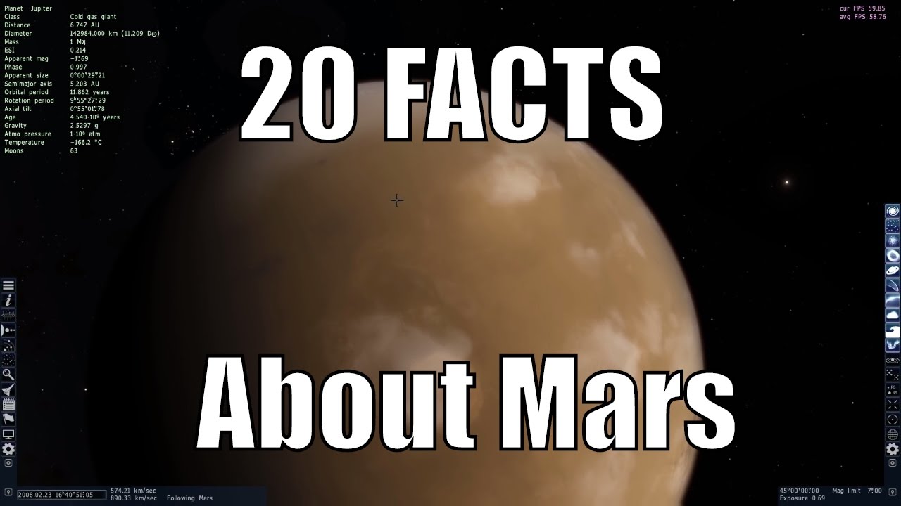 Space Engine - 20 Facts About MARS 