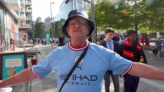 Man City and Man Utd fans react to FA Cup final as they leave Wembley