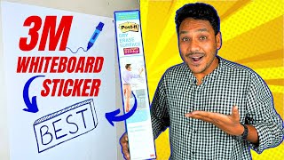 Whiteboard Sticker Review - Post-it, 3M - Kisi Bhi Cheej Ko Banaye Whiteboard!!