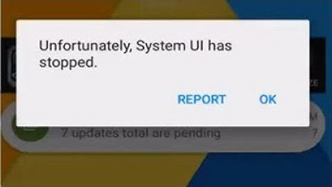 How to fix unfortunately system ui has stopped on samsung phone