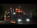 Team 18 race truck Kenworth T909 leaves for Bathurst