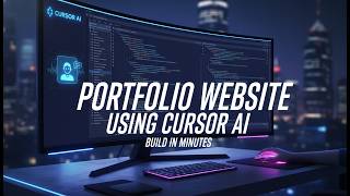 Create a portfolio website using Cursor AI