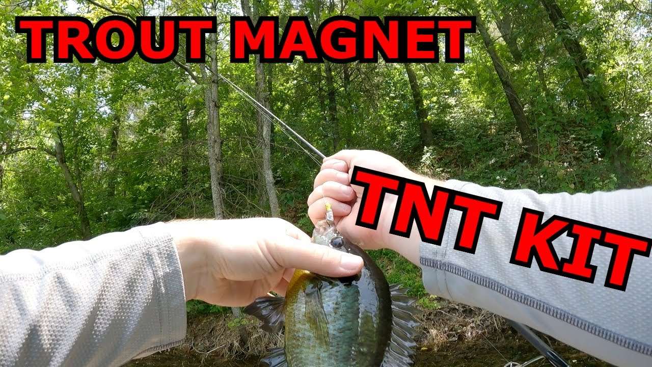 Fishing with the Trout Magnet TNT Kit for Multi Species 