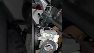 Removing Ignition Lock Cylinder From 2006 Chevrolet Impala with no key.