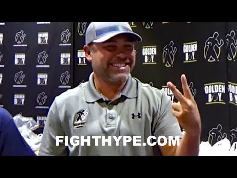 DE LA HOYA CALLS MCGREGOR A TURKEY; GOT JOKES, BUT SERIOUS ABOUT 2 ROUNDS: 