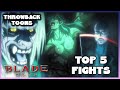 TOP 5 Blade Fights | Marvel Anime: Blade | Throwback Toons