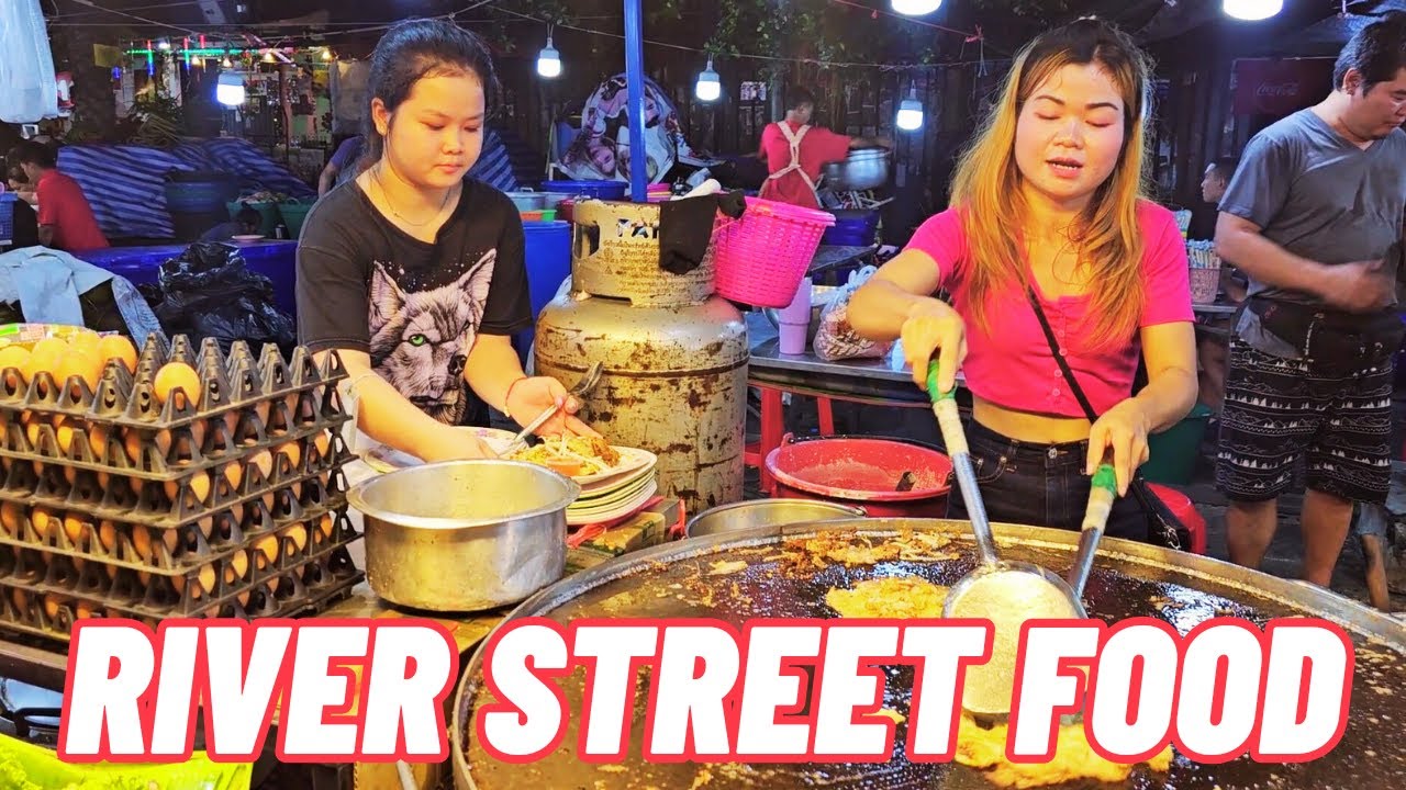 Amazing STREET FOOD at the Chao Phraya River Festival 2023