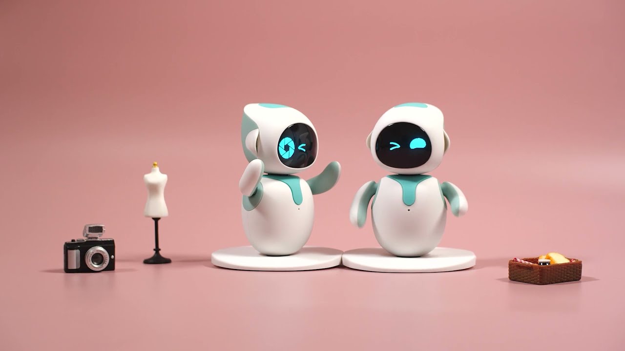 Energize Lab Eilik Little Companion Bot (Pink) - RobotShop