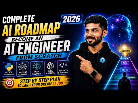 Complete AI Roadmap 2026 | Become an AI Engineer From Scratch