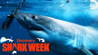 Jimmy Spots Over TEN Great White Sharks?! | Shark Week | Discovery